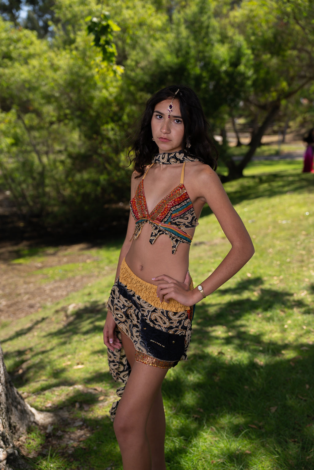 Bohemian rainbow Shakti set