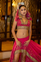 Load image into Gallery viewer, Pink Rose Bollywood Set
