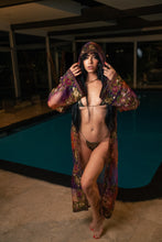Load image into Gallery viewer, Forbidden Garden Hoodie Kimono
