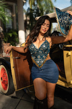 Load image into Gallery viewer, Velvet Midnight Cowboy Hat
