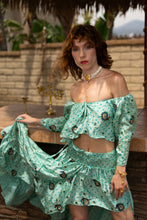 Load image into Gallery viewer, Baby Blue Bandhani Bollywood Set
