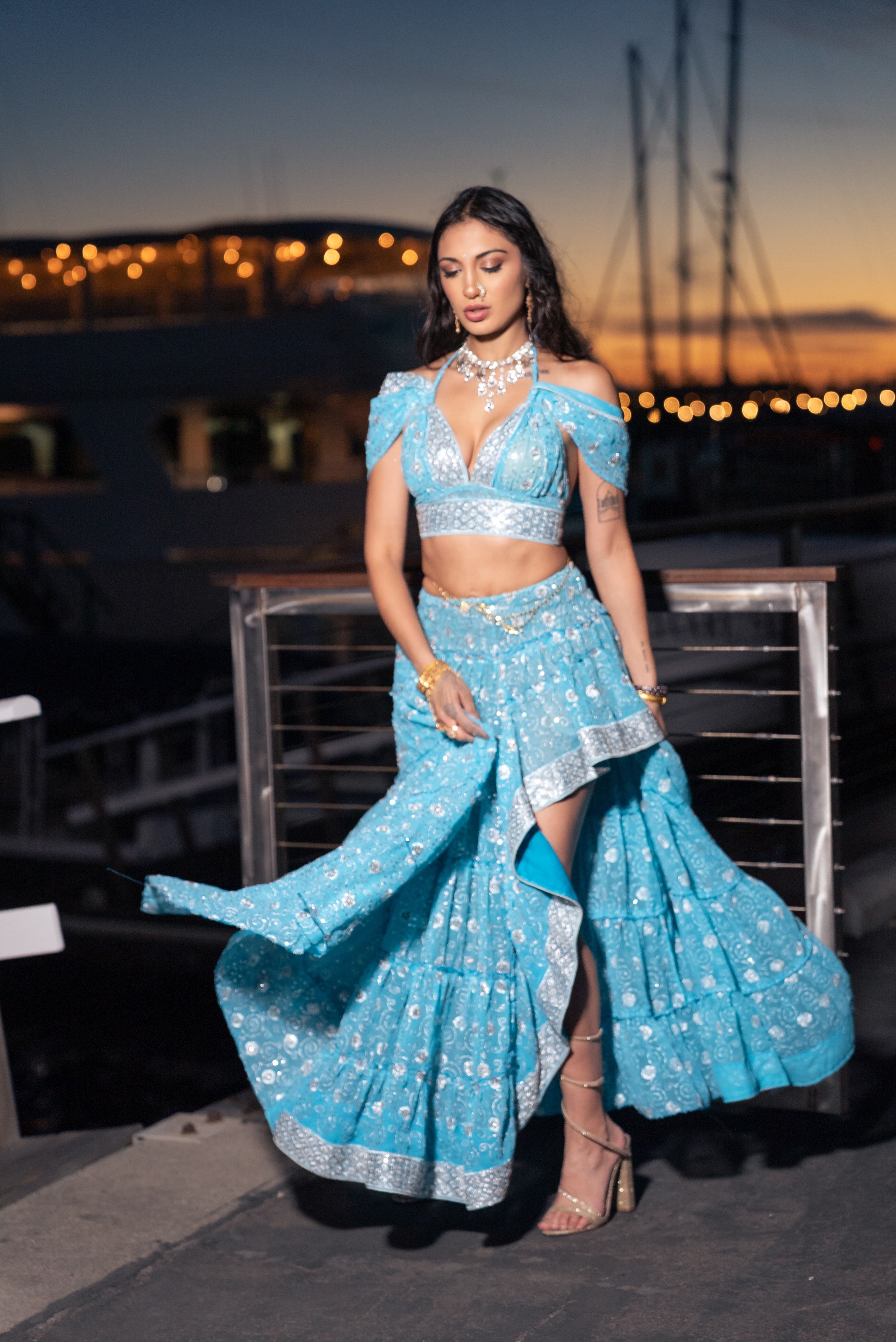 Queen of Diamonds Bollywood Set
