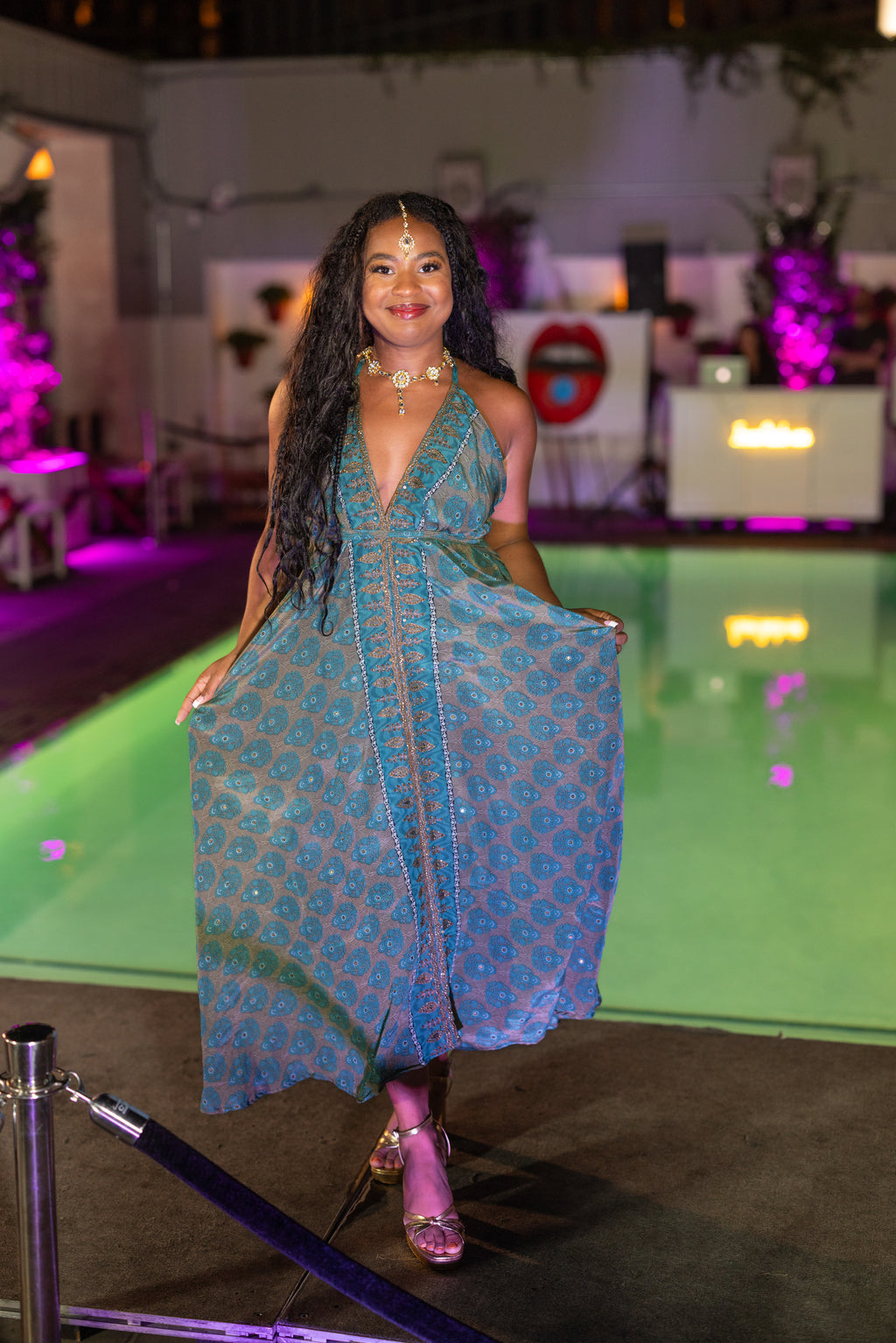 Bohemian Turquoise Magic Dress