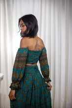Load image into Gallery viewer, Bohemian Turquoise Bollywood Set
