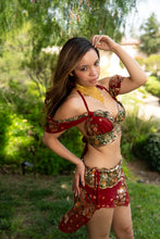 Load image into Gallery viewer, Midnight maroon fairy set
