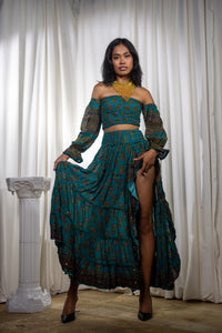 Bohemian Turquoise Bollywood Set