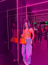 Load image into Gallery viewer, Tangerine Dreams Halter Top
