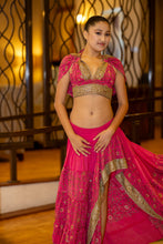 Load image into Gallery viewer, Pink Rose Bollywood Set
