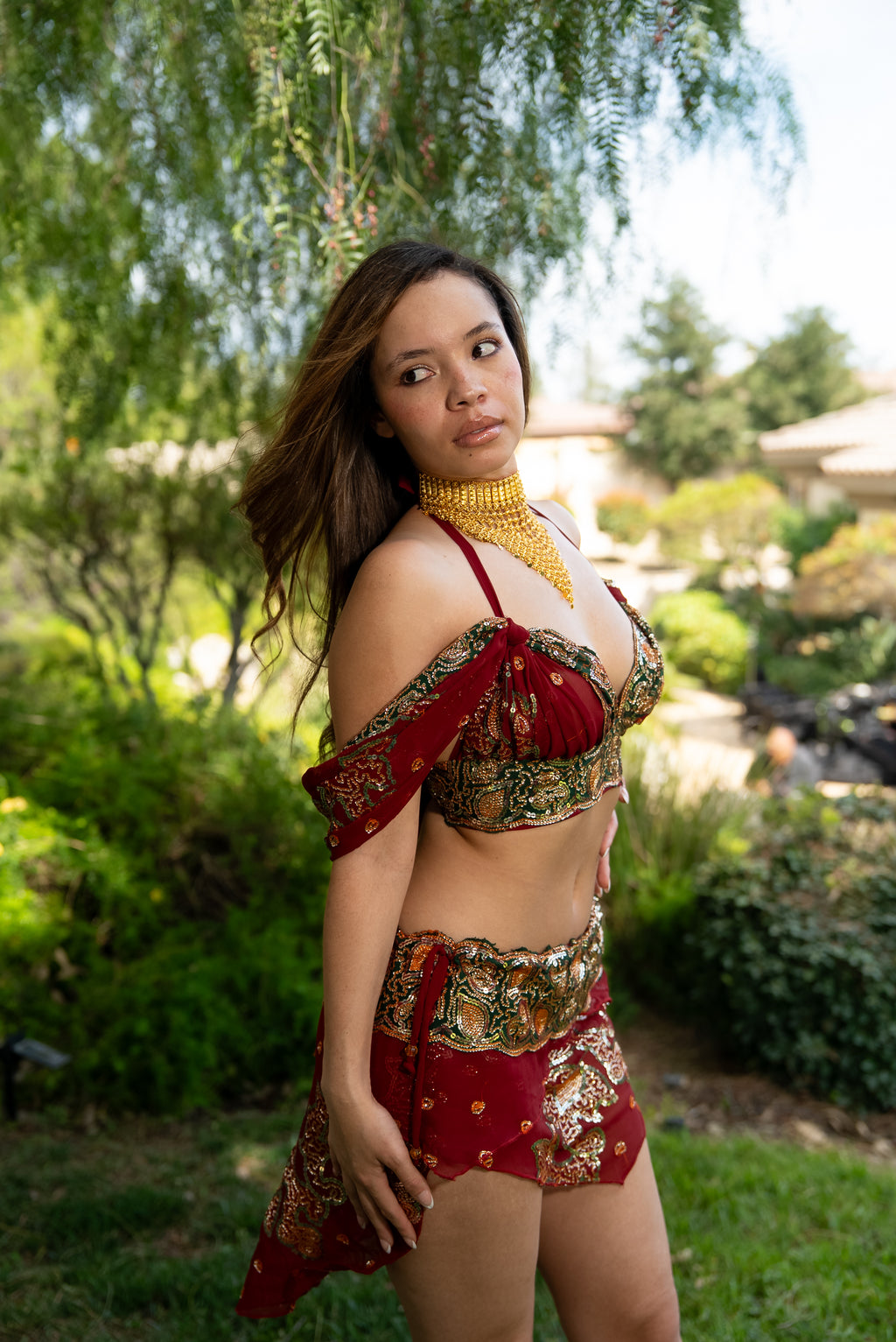 Midnight maroon fairy set