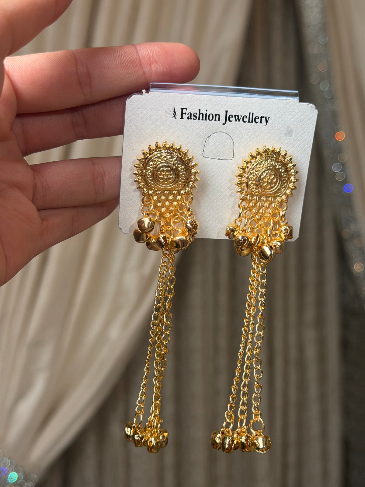 Peacock darling kashmiri earrings