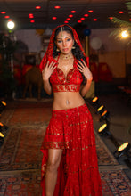 Load image into Gallery viewer, Fire Goddess Bollywood Set
