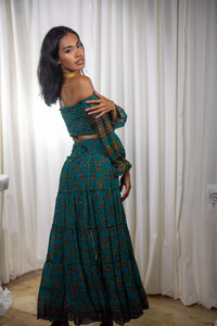 Bohemian Turquoise Bollywood Set