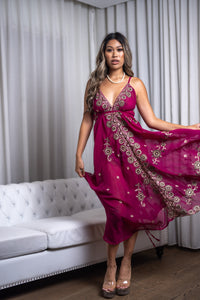 Violet Jewel Magic Dress