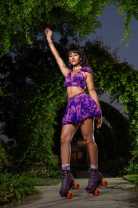 Lilac lover Mini Skirt Set