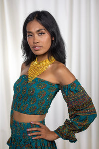Bohemian Turquoise Bollywood Set