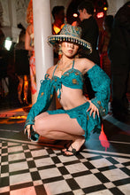 Load image into Gallery viewer, Turquoise magic Cowboy Hat
