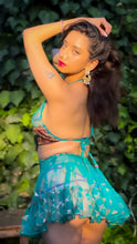Load image into Gallery viewer, Diamond Peacock Micro Mini Skirt Set
