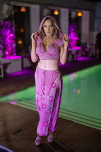 Pink Roses Jasmine Set