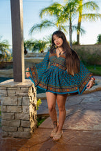 Load image into Gallery viewer, Aztec Azula Mini Babydoll Dress
