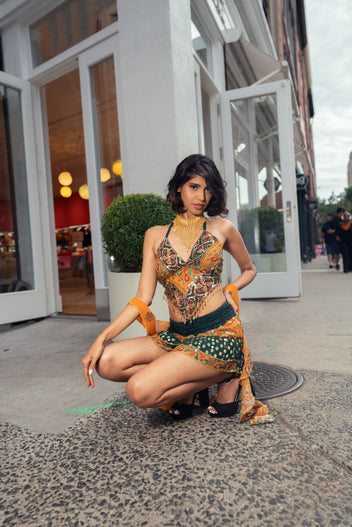 Emerald Sun Shakti Mini Skirt Set