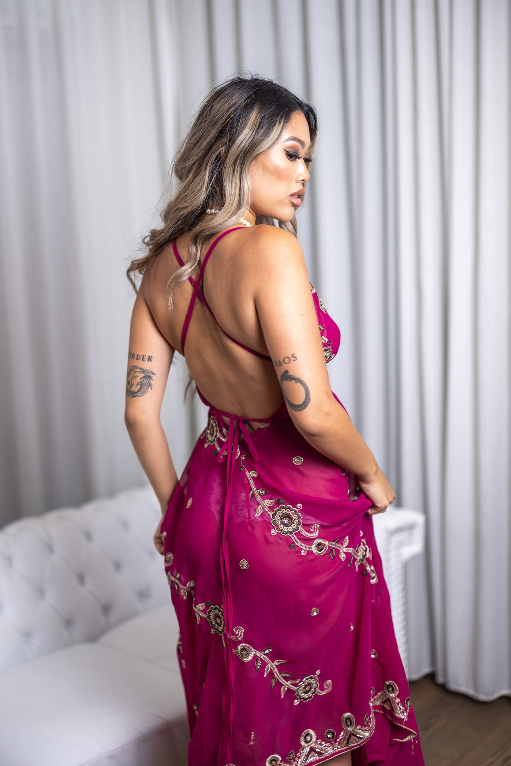 Violet Jewel Magic Dress