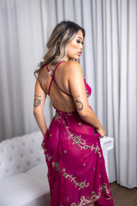Violet Jewel Magic Dress
