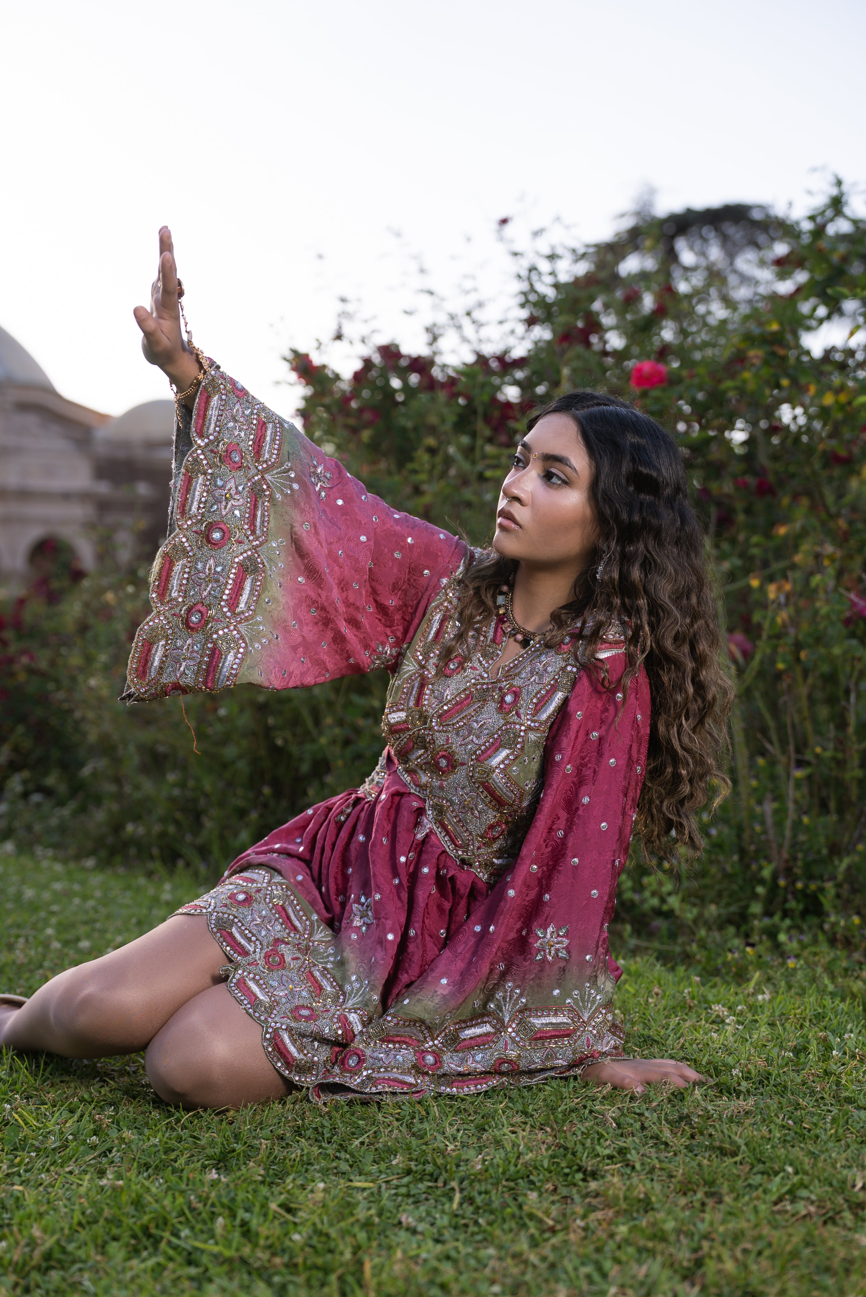 Rose Kulfi Babydoll Dress