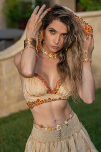 Sahara Rose Micro Mini Skirt Set