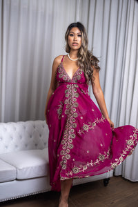 Violet Jewel Magic Dress