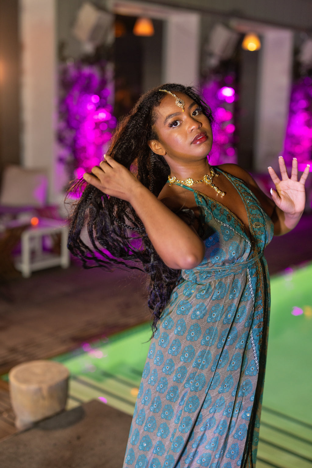 Bohemian Turquoise Magic Dress