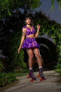 Lilac lover Mini Skirt Set