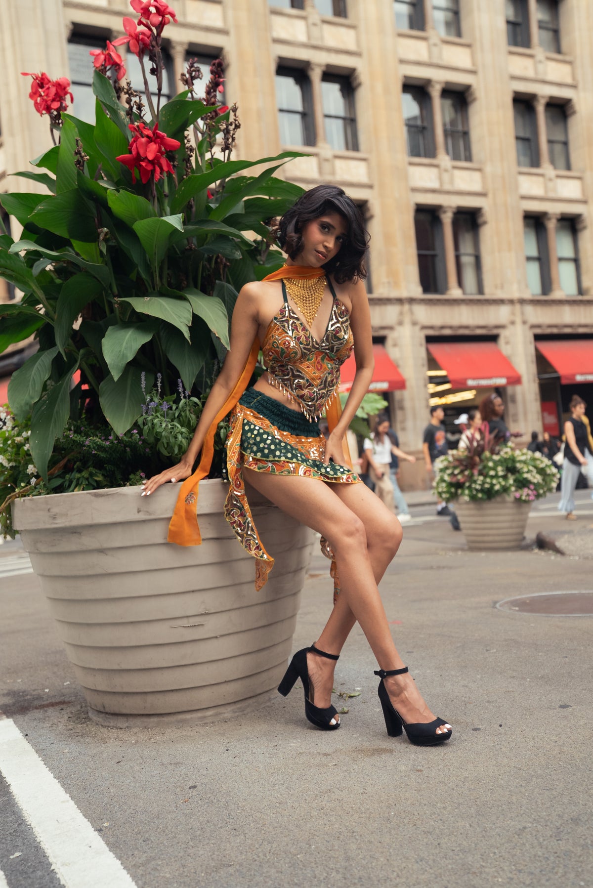 Emerald Sun Shakti Mini Skirt Set