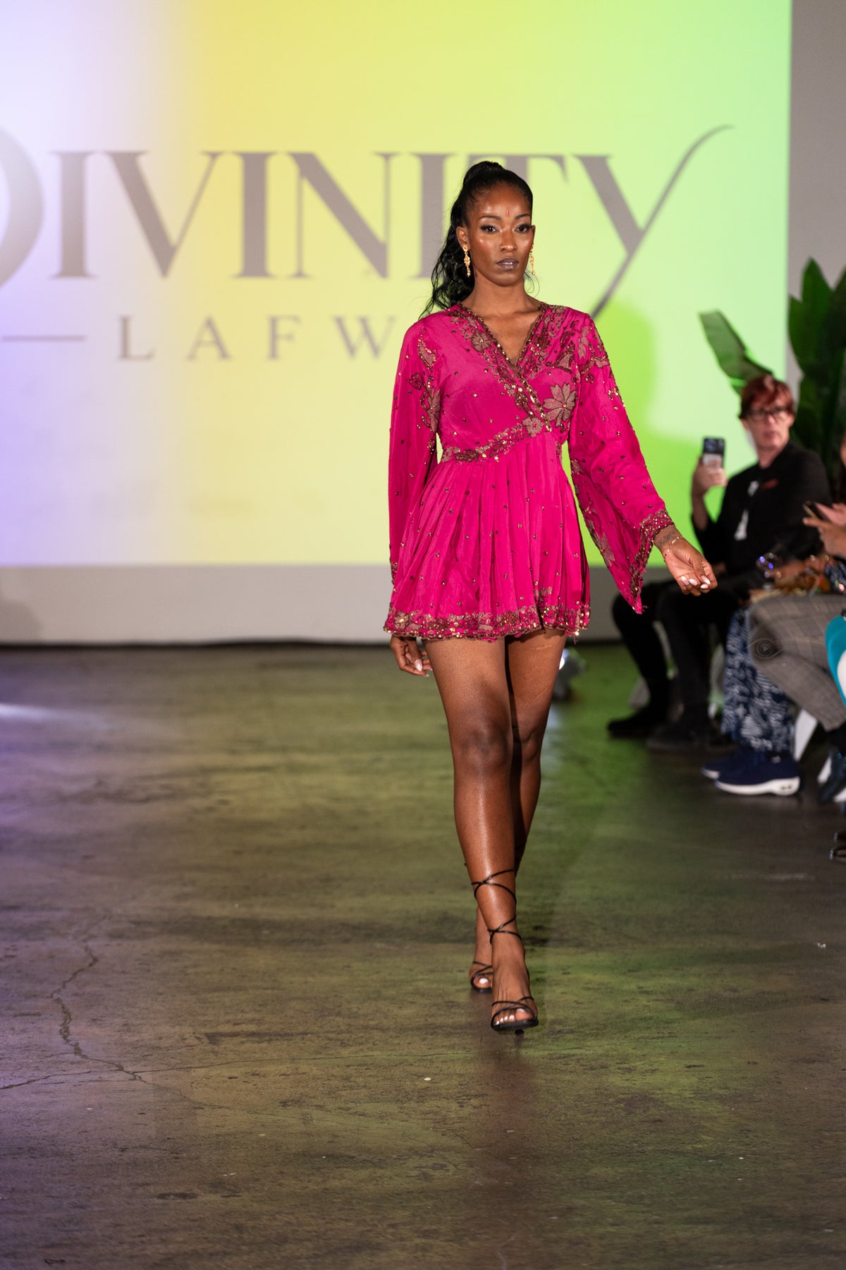 Rose Gold Rea Babydoll Dress