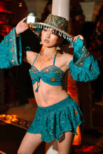 Load image into Gallery viewer, Turquoise magic Cowboy Hat

