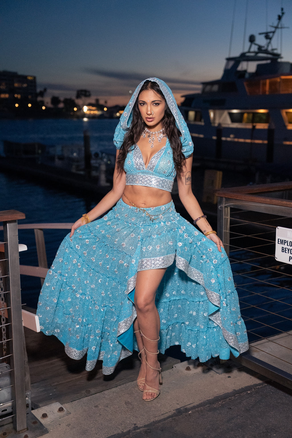 Queen of Diamonds Bollywood Set