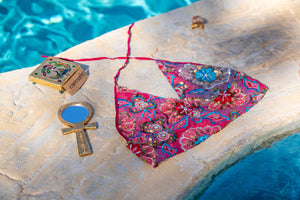 Cosmic Wildflower Halter top