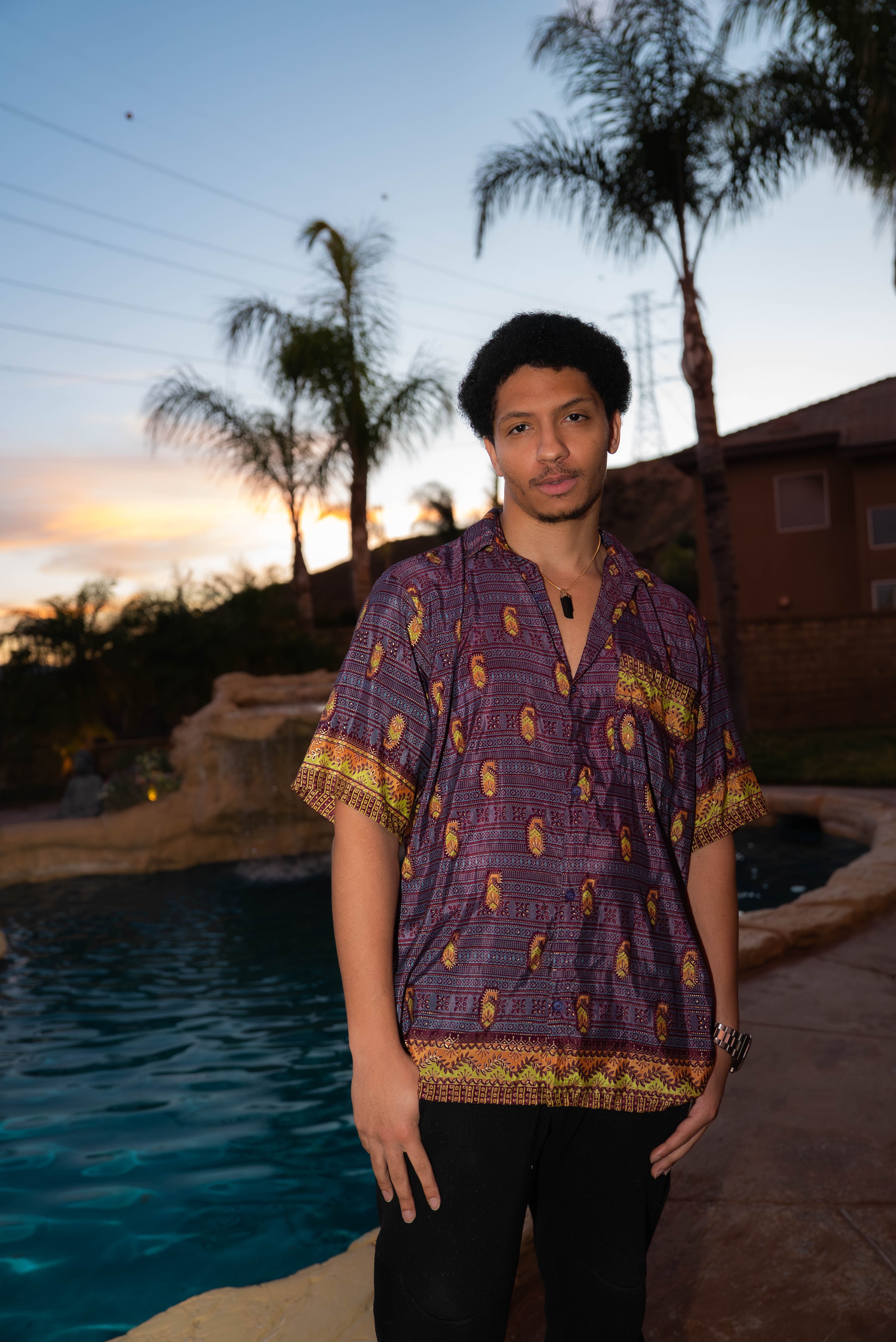 Bohemian Mystic Unisex Mens Button up Shirt
