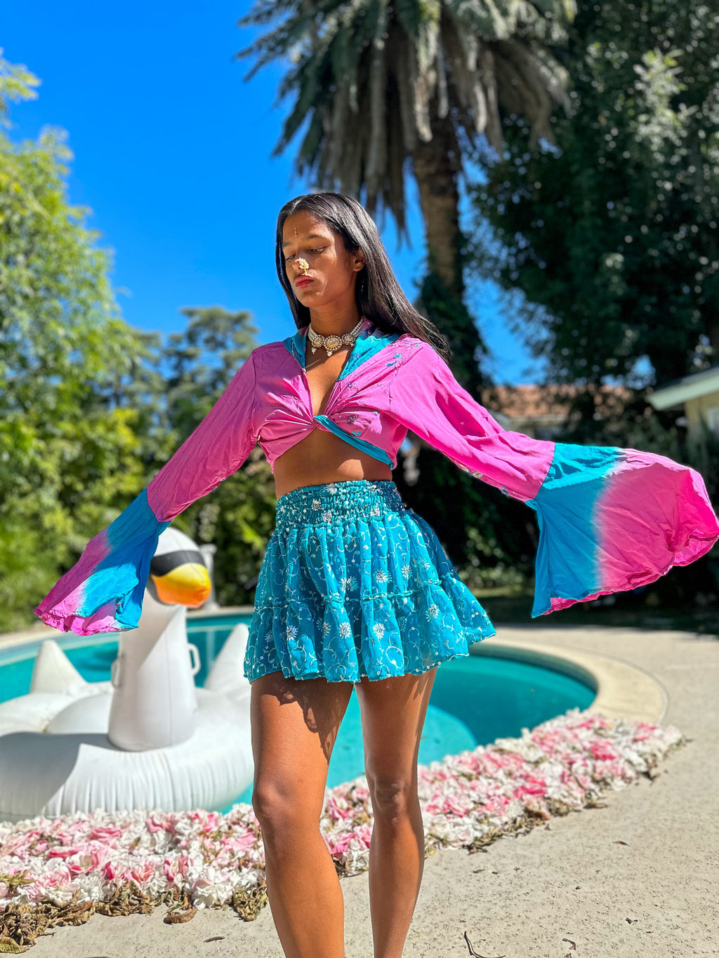 sky princess micro mini skirt