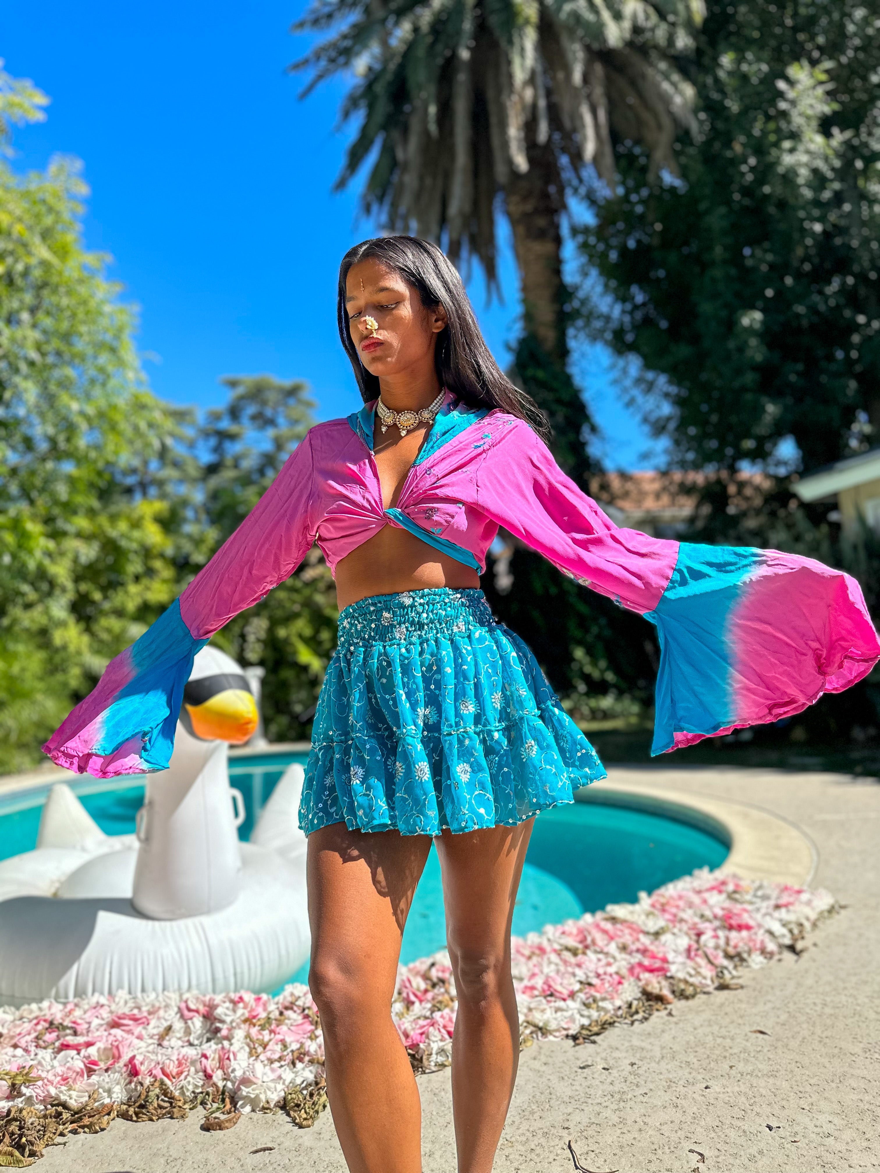 sky princess micro mini skirt
