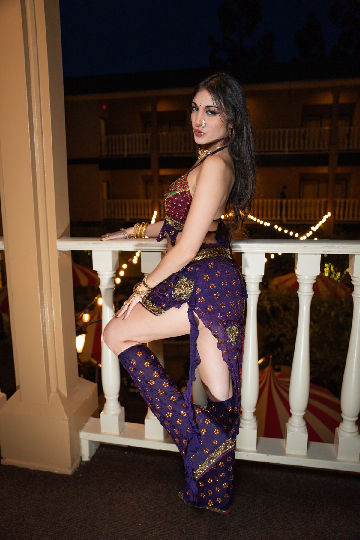 Amethyst rani jalpari set
