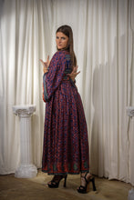 Load image into Gallery viewer, Bohemian Peacock Anarkali Dress
