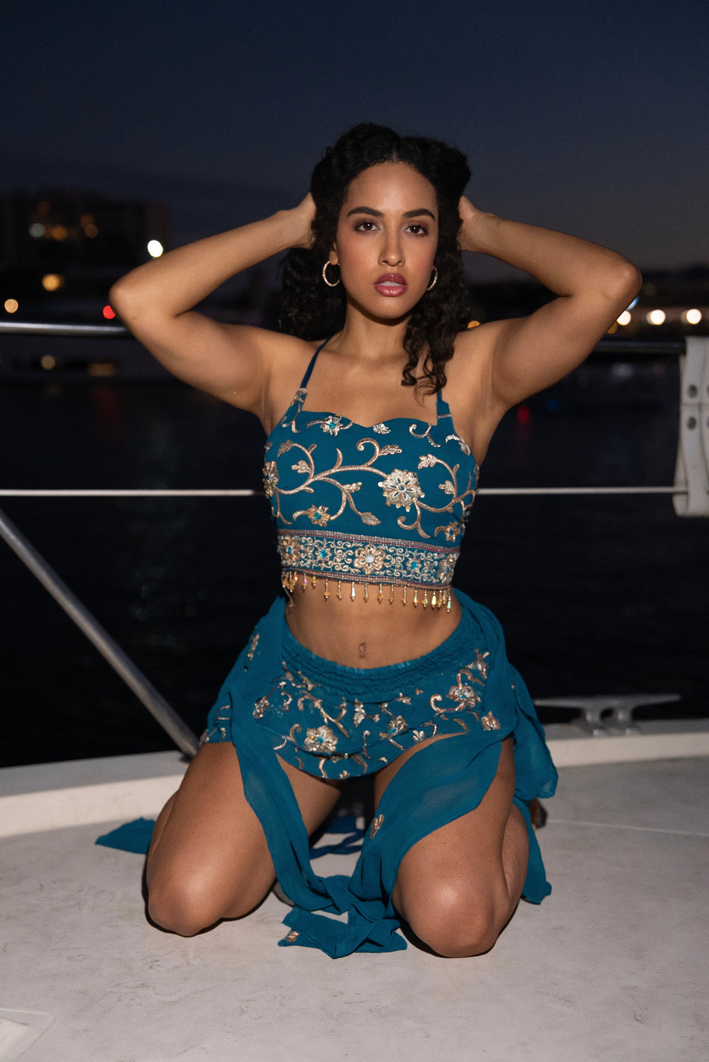 Blue Lotus Shakti Mini Skirt Set