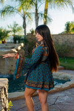 Load image into Gallery viewer, Aztec Azula Mini Babydoll Dress
