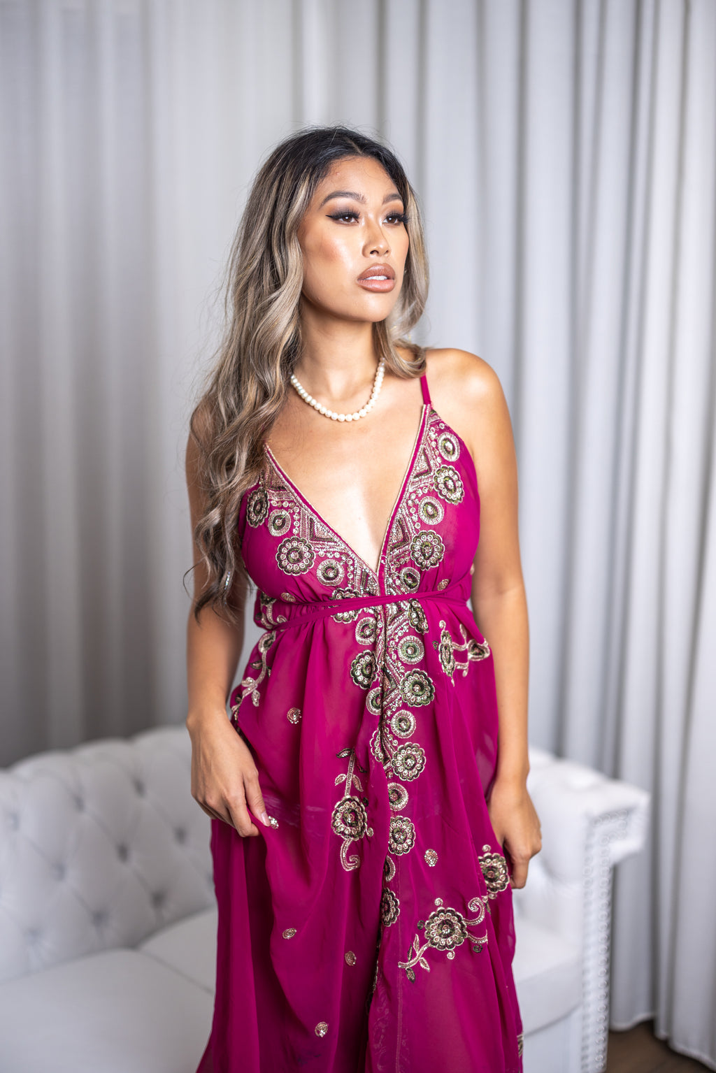 Violet Jewel Magic Dress