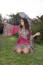 Load image into Gallery viewer, Rose Kulfi Babydoll Dress
