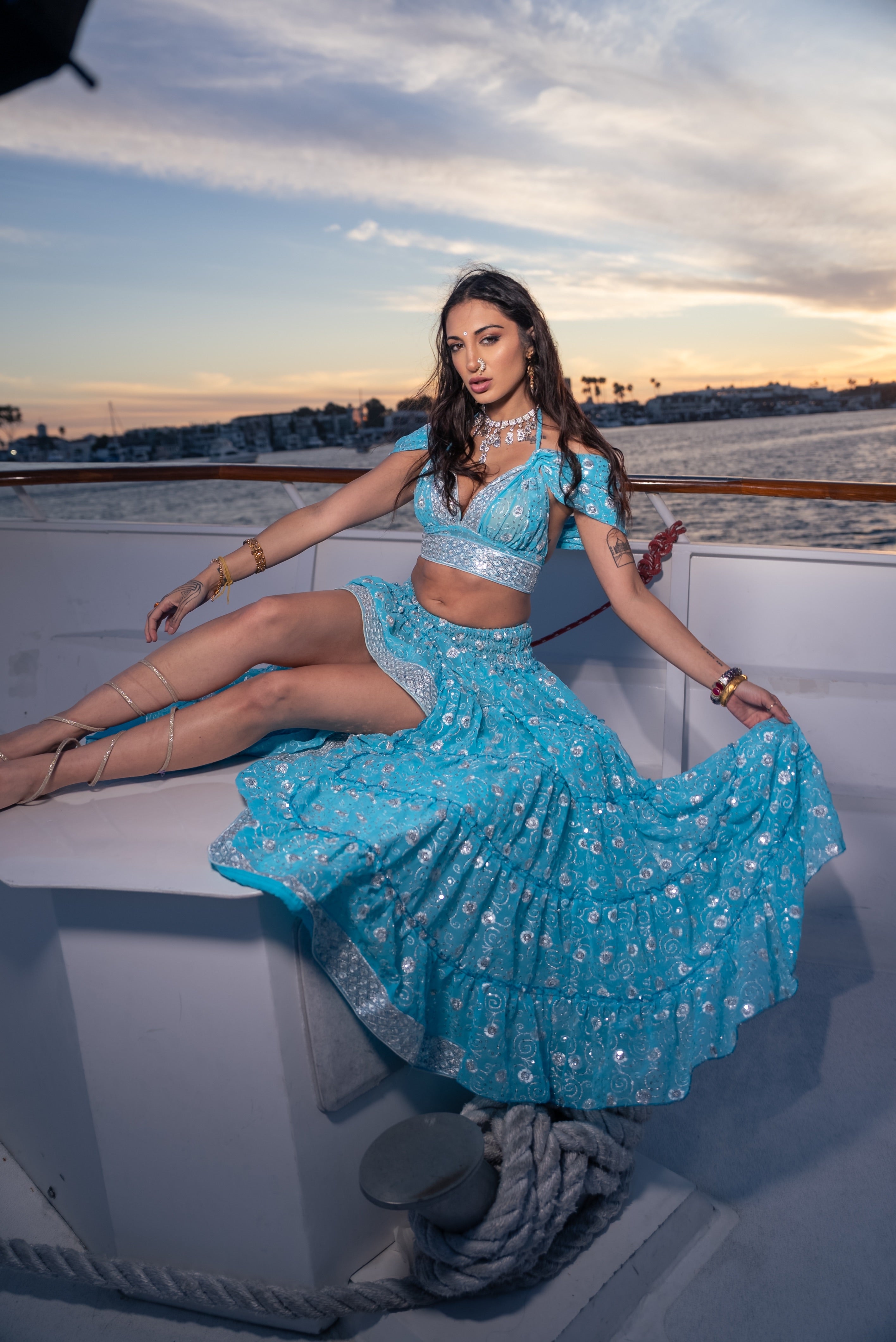 Queen of Diamonds Bollywood Set