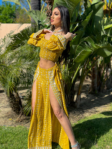 Yellow diamonds goddess set