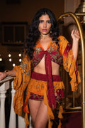 Fire Princess ruffle mini skirt set