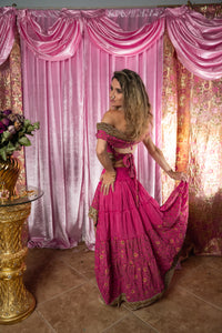 Pink Lotus Bollywood Set