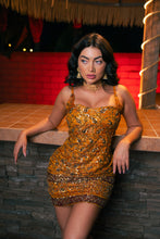 Load image into Gallery viewer, Saffron Summer Mini Dress (M/L)
